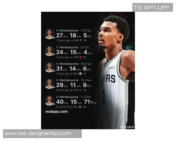 内外支柱米奇约翰逊称文班在得分困难时依然展现巨大影响力